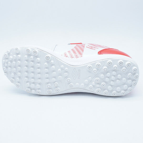 【ショップ限定エントリーでさらに+9倍】アクセレイターSBJRWIDEアンブロumbroUF5SFCT7J-WHRDホワイトレッドジュニアサッカートレーニングシューズベルクロ