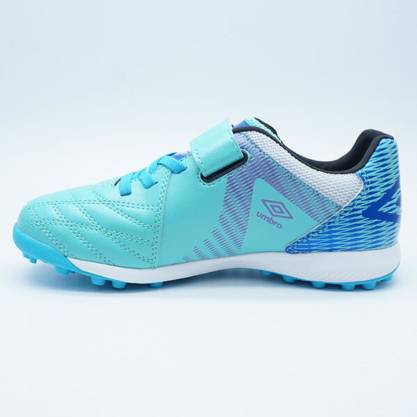 アクセレイターSBJRWIDEアンブロumbroUF5SFCT8J-EMEMエメラルドブルージュニアサッカートレーニングシューズベルクロ