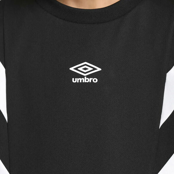 【ネコポス送料無料】アンブロumbroジュニア半袖プラクティスシャツUF5SHS53Jサッカーフットサルプラシャツ半袖練習着子供用