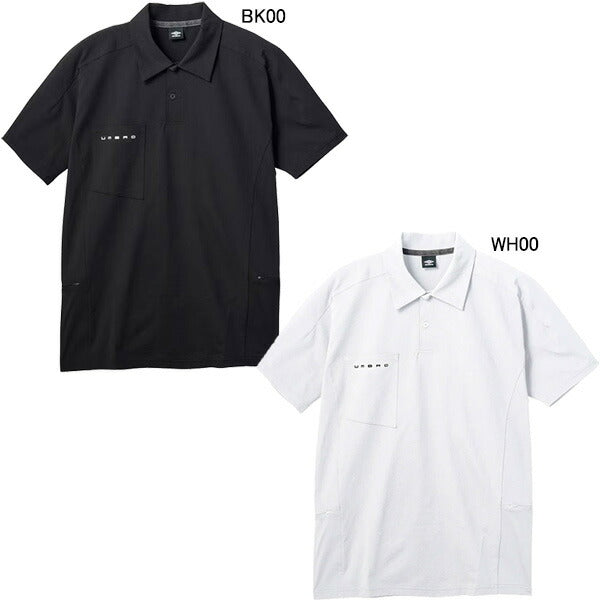 【ショップ限定エントリーでさらに+9倍】アンブロumbroコーチャーズポロシャツUF5SHS70Mサッカーフットサル半袖ボタンカジュアルメンズ