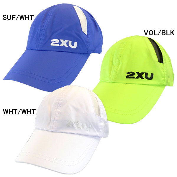 【ネコポス送料無料】2XUツータイムズユーランニングキャップUQ5685Fランニング日除熱中症予防