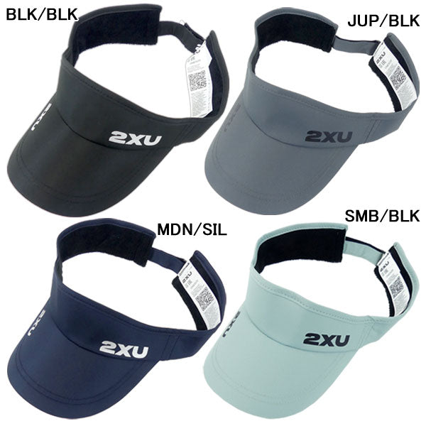 【ネコポス送料無料】2XUツータイムズユーランバイザーUQ5686Fランニングサンバイザー日除