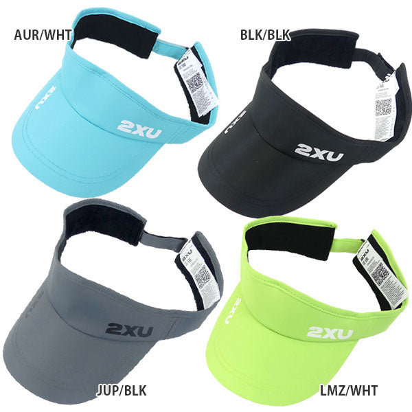 【ネコポス送料無料】2XUツータイムズユーランバイザーUQ5686Fランニングサンバイザー日除