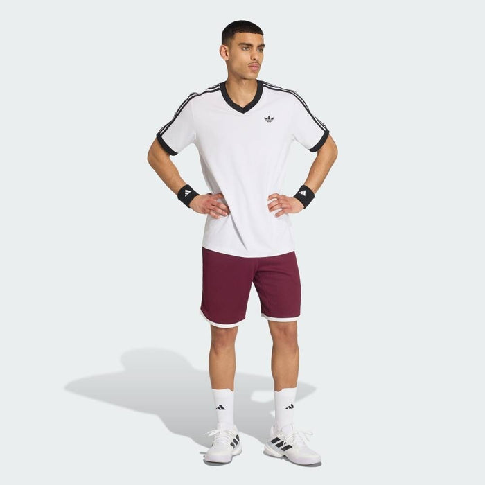 アディダスadidasテニスTシャツメンズ大人クラシックス半袖Tシャツ半袖ストレッチ練習US702