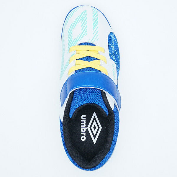 はばひろソフトサッカーシューズSBアンブロumbroUU4XJB33-BGブルージュニアサッカートレーニングシューズベルクロ