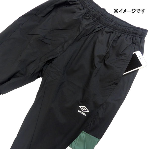 アンブロumbroジュニアTHETHIRDラインドクロスパンツピステロングパンツUUJWJG31サッカーフットサル裏メッシュ防風撥水子供用