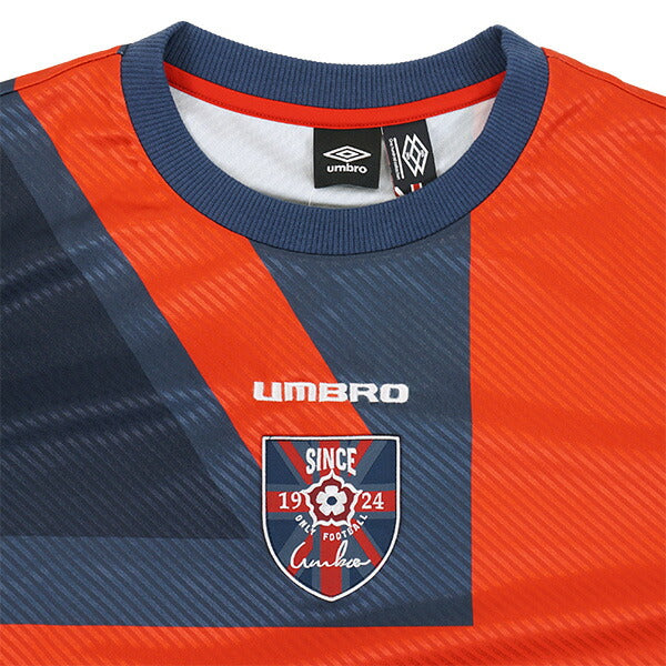 アンブロumbro100周年限定コレクションゲ－ムシャツUUUXJA00サッカーフットサルカジュアルプラクティスシャツ半袖メンズ