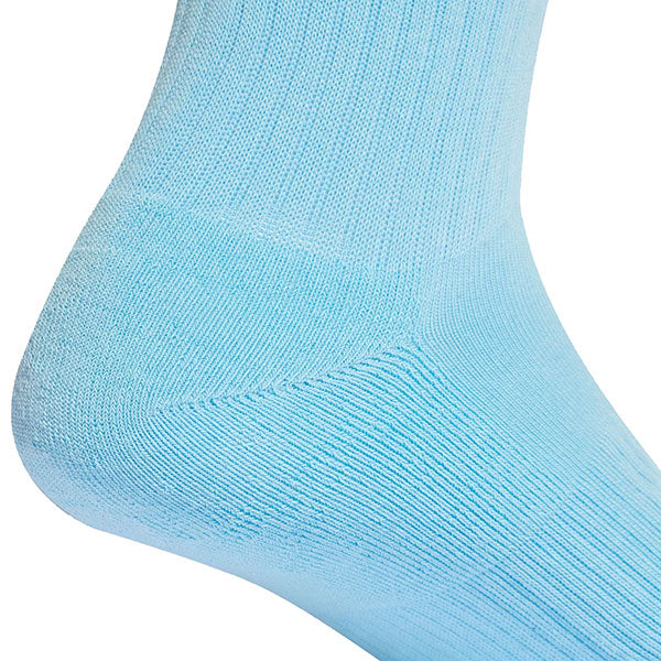 アディダスadidasスリーストライプスクッションクルーソックス3足組UW730サッカーフットサルショートソックスサッカーストッキング