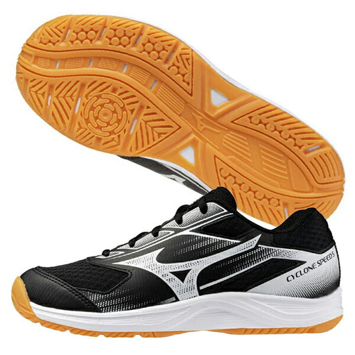 ミズノMIZUNOバレーボールシューズジュニアサイクロンスピード5Jr.V1GD2510軽量屈曲性ノンマーキング3Eエントリーモデル