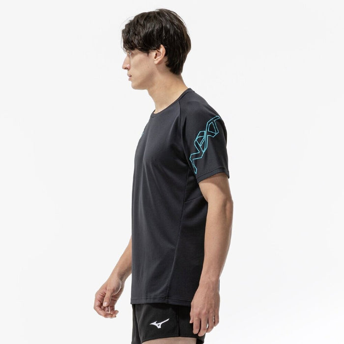 【ネコポス送料無料】ミズノMIZUNOバレーボールシャツN-XT関田誠大プラクティスシャツ半袖吸汗速乾メンズレディースユニセックス大人V2JAD002