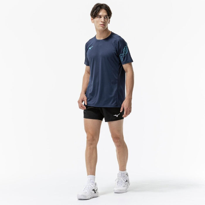 【ネコポス送料無料】ミズノMIZUNOバレーボールシャツN-XT関田誠大プラクティスシャツ半袖吸汗速乾メンズレディースユニセックス大人V2JAD002