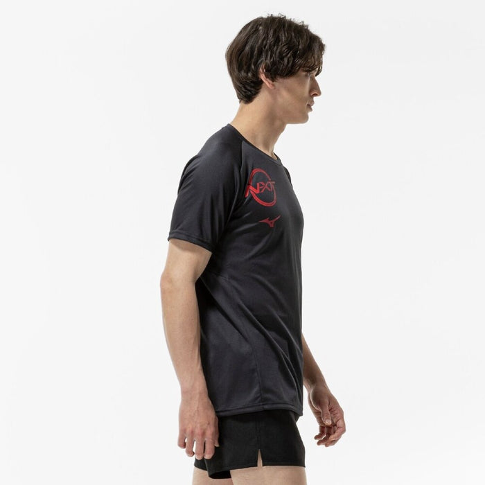 【ネコポス送料無料】ミズノMIZUNOバレーボールシャツN-XTプラクティスシャツ半袖吸汗速乾メンズレディースユニセックス大人V2MAC500