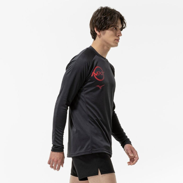 【ネコポス送料無料】ミズノMIZUNOバレーボールシャツN-XTプラクティスシャツ長袖吸汗速乾メンズレディースユニセックス大人V2MAC501