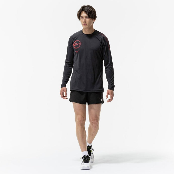 【ネコポス送料無料】ミズノMIZUNOバレーボールシャツN-XTプラクティスシャツ長袖吸汗速乾メンズレディースユニセックス大人V2MAC501