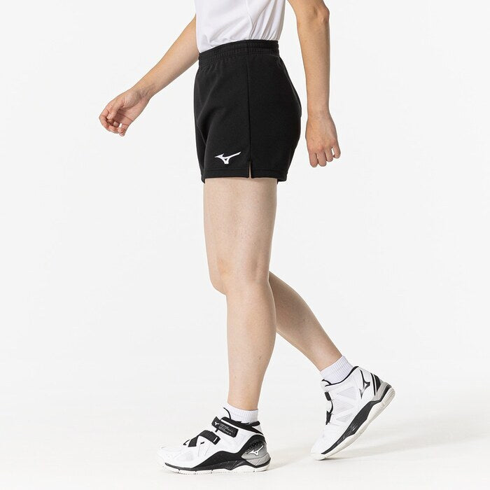 【ショップ限定エントリーでさらに+9倍】ミズノMIZUNOレディスウィメンズバレーボールハーフパンツゲームパンツスタンダートフィットポケット無しスリット有りV2MBB202