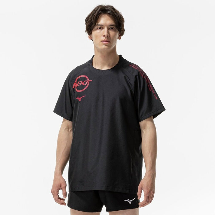 【ネコポス送料無料】ミズノMIZUNOバレーボールピステN-XT半袖DynamotionFitメンズレディースユニセックス大人V2MEC500
