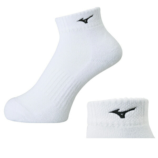 【ネコポス送料無料】ミズノmizunoショートソックスV2MX8001バレーボールショートソックス23-25cm全日本着用ワンポイントロゴ靴下