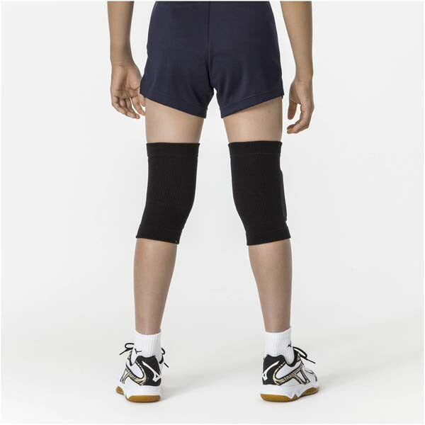 ミズノMIZUNOジュニア膝サポーター(パッド有／2個セット)練習部活バレーボールV2MYA400