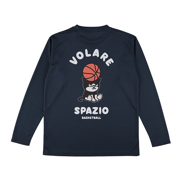 【ネコポス送料無料】スパッツィオSpazioJr.Pippo-BBロンプラバスケットボールジュニアシャツVB-0012