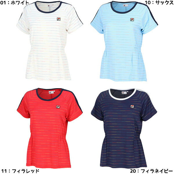 【ネコポス送料無料】フィラFILAレディーステニスウェアゲームシャツTシャツ半袖VL2801
