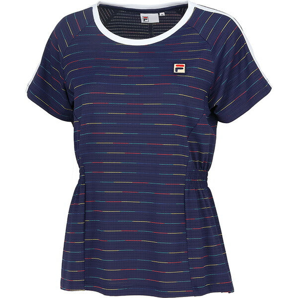 【ショップ限定エントリーでさらに+9倍】【ネコポス送料無料】フィラFILAレディーステニスウェアゲームシャツTシャツ半袖VL2801