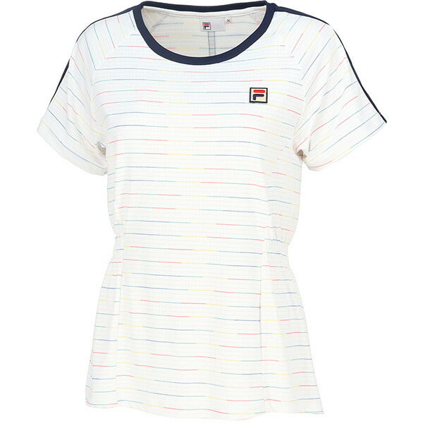 【ショップ限定エントリーでさらに+9倍】【ネコポス送料無料】フィラFILAレディーステニスウェアゲームシャツTシャツ半袖VL2801
