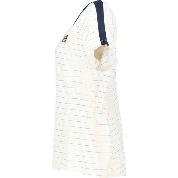 【ショップ限定エントリーでさらに+9倍】【ネコポス送料無料】フィラFILAレディーステニスウェアゲームシャツTシャツ半袖VL2801