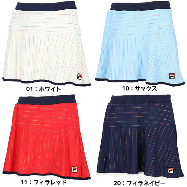 フィラFILAテニスレディーススコートテニスウェアスポーツウェアVL2802