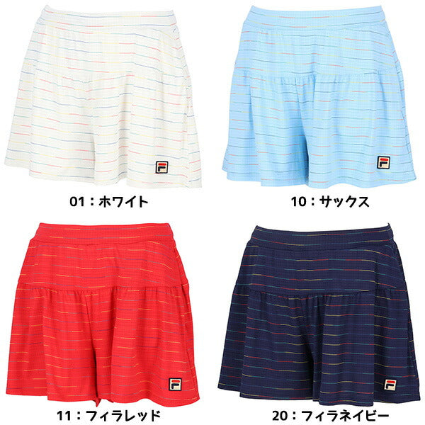 フィラFILAレディーステニスウェアゲームパンツショートパンツVL2803