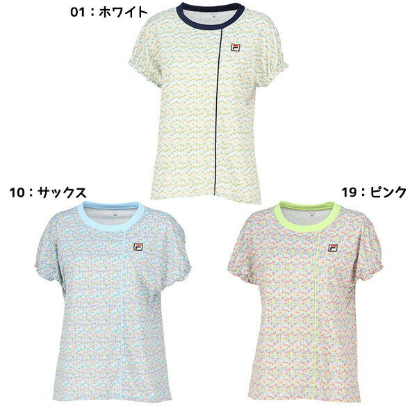 【ネコポス送料無料】フィラFILAレディーステニスウェアゲームシャツTシャツ半袖VL2806