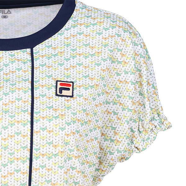 【ネコポス送料無料】フィラFILAレディーステニスウェアゲームシャツTシャツ半袖VL2806