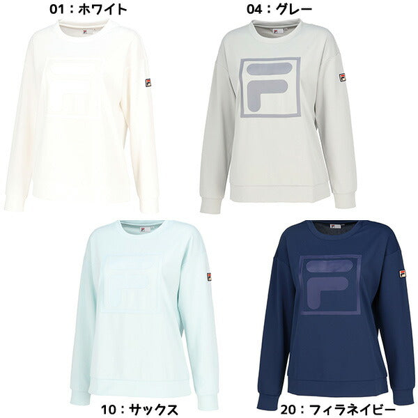 【ショップ限定エントリーでさらに+9倍】フィラFILAレディーステニスウェアトレーナースウェットVL2813