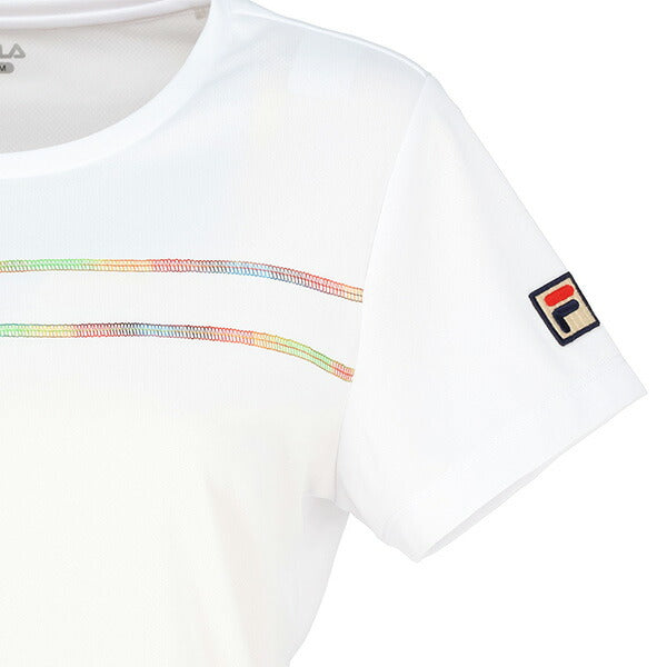 【ネコポス送料無料】フィラFILAレディーステニスウェアゲームシャツTシャツ半袖VL2816