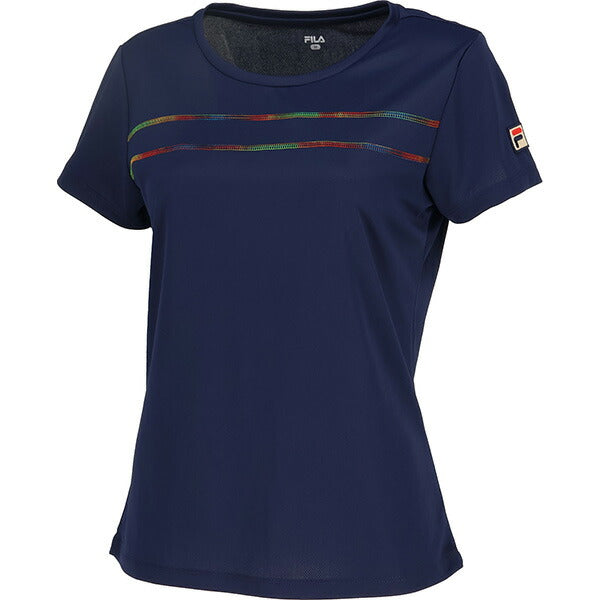 【ネコポス送料無料】フィラFILAレディーステニスウェアゲームシャツTシャツ半袖VL2816