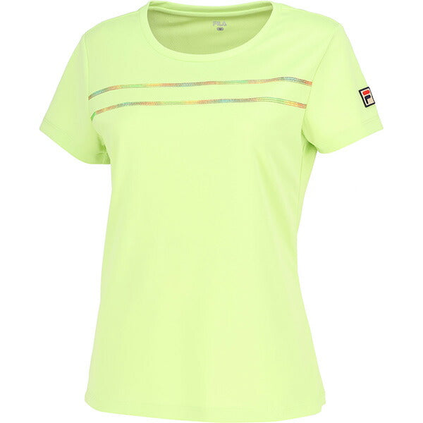 【ショップ限定エントリーでさらに+9倍】【ネコポス送料無料】フィラFILAレディーステニスウェアゲームシャツTシャツ半袖VL2816