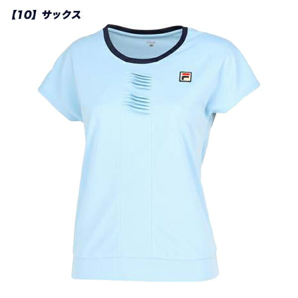【ショップ限定エントリーでさらに+9倍】フィラFILAテニスレディースゲームシャツTシャツ半袖シャツテニスウェアスポーツウェアVL2820