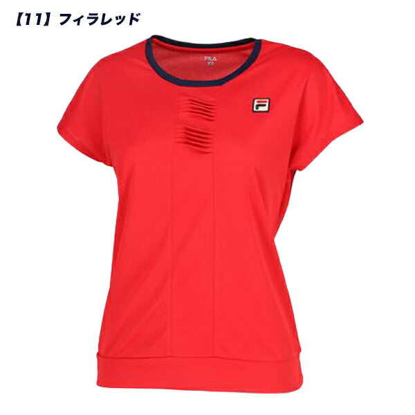 フィラFILAテニスレディースゲームシャツTシャツ半袖シャツテニスウェアスポーツウェアVL2820