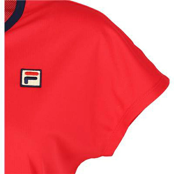 【ショップ限定エントリーでさらに+9倍】フィラFILAテニスレディースゲームシャツTシャツ半袖シャツテニスウェアスポーツウェアVL2820