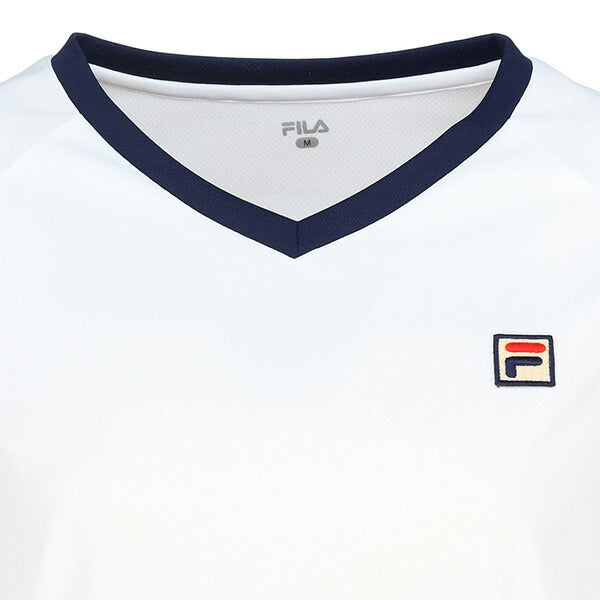 【ショップ限定エントリーでさらに+9倍】【ネコポス送料無料】フィラFILAレディーステニスウェアゲームシャツTシャツ半袖VL2821