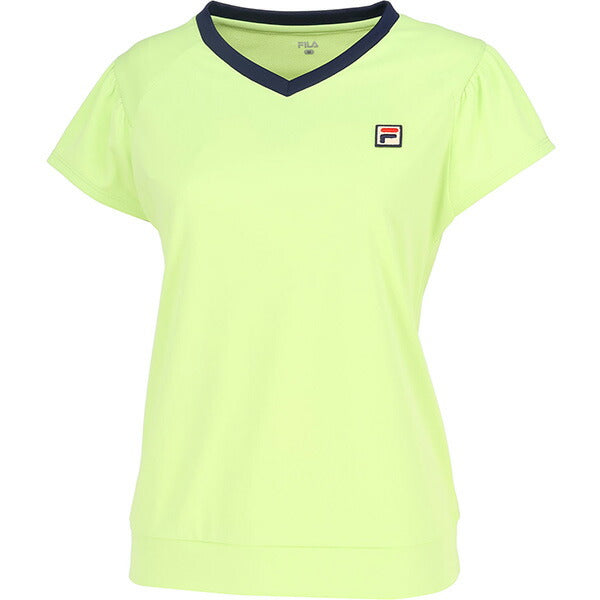 【ショップ限定エントリーでさらに+9倍】【ネコポス送料無料】フィラFILAレディーステニスウェアゲームシャツTシャツ半袖VL2821