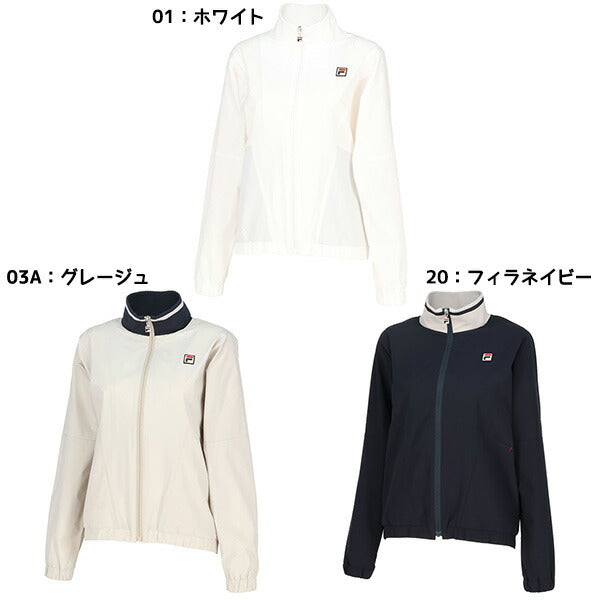 【ショップ限定エントリーでさらに+9倍】フィラFILAレディーステニスウェアフルジップジャケットアウターVL2825