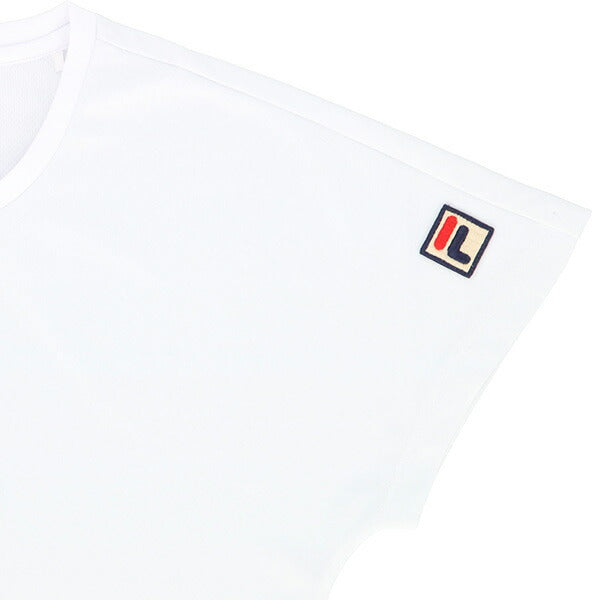 【ネコポス送料無料】フィラFILAレディーステニスウェアゲームシャツTシャツ半袖VL2832