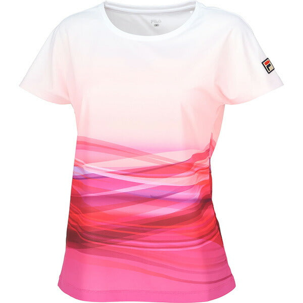 【ネコポス送料無料】フィラFILAレディーステニスウェアゲームシャツTシャツ半袖VL2832