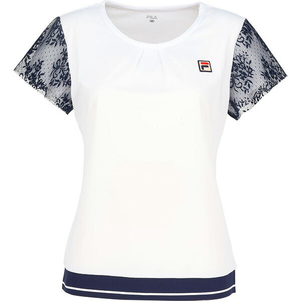 【ショップ限定エントリーでさらに+9倍】【ネコポス送料無料】フィラFILAレディーステニスウェアゲームシャツTシャツ半袖VL2839