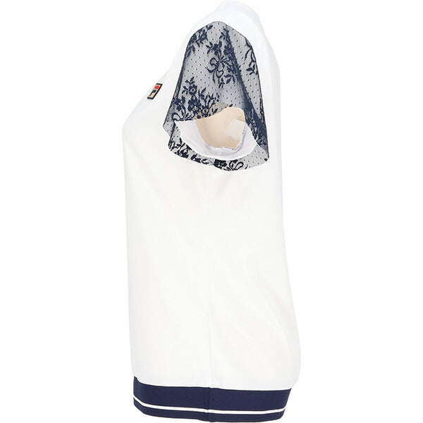 【ショップ限定エントリーでさらに+9倍】【ネコポス送料無料】フィラFILAレディーステニスウェアゲームシャツTシャツ半袖VL2839