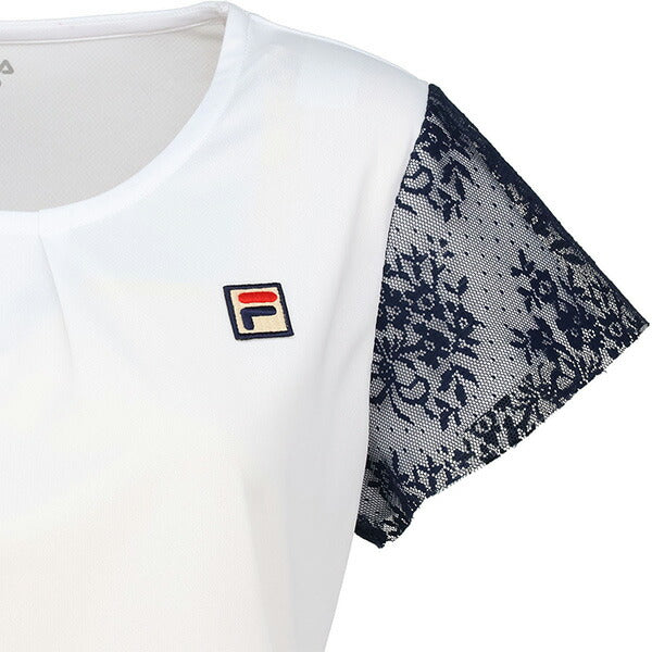 【ネコポス送料無料】フィラFILAレディーステニスウェアゲームシャツTシャツ半袖VL2839
