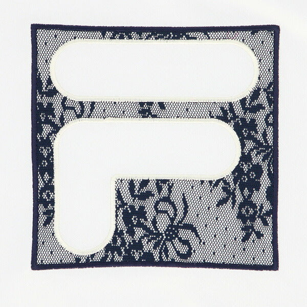 【ネコポス送料無料】フィラFILAレディーステニスウェアアップリケTシャツ半袖VL2840