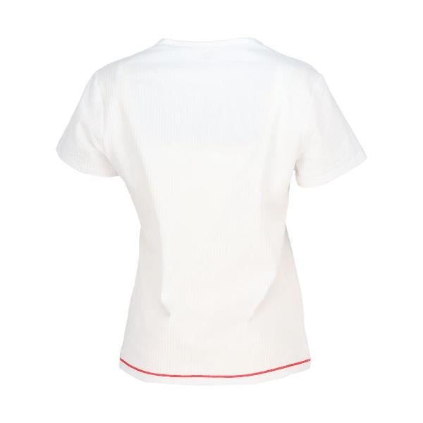 【ショップ限定エントリーでさらに+9倍】【ネコポス送料無料】フィラFILAテニスサッカーストライプスクエアネックシャツゲームシャツレディースウィメンズVL2847