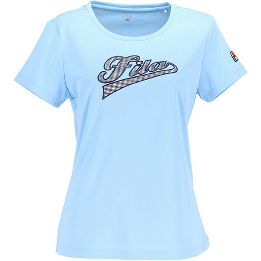 【ショップ限定エントリーでさらに+9倍】【ネコポス送料無料】フィラFILAレディーステニスウェアアップリケTシャツ半袖VL2855