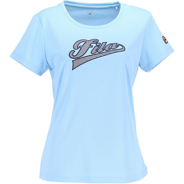 【ショップ限定エントリーでさらに+9倍】【ネコポス送料無料】フィラFILAレディーステニスウェアアップリケTシャツ半袖VL2855